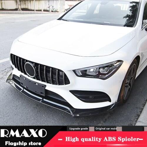 For Mercedes-Benz W118 CLA front Bumper Diffuser Bumpers Protector For 2020 CLA180 200 Body kit bumper Before Rear lip spoiler