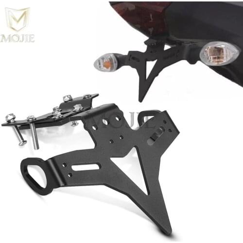 For Yamaha MT-07 FZ-07 MT07 FZ07 MT 07 FZ 07 Motorcycle License Plate Holder Tail Tidy Fender Eliminator Registration Bracket