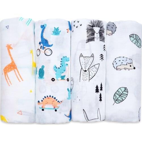 Muslinlife Cotton Bamboo Baby Receiving Blanket Soft Newborn Baby Blanket Bath Towel Infant Muslin Swaddle Wrap Baby Accessories