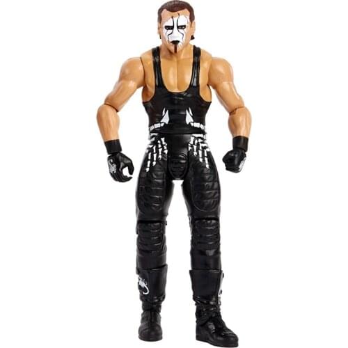 Unique 18cm Wrestler Wrestling Sting Steve Bordon Figure Toy Doll Brinquedos Figurals Collection Model Gift for Collection