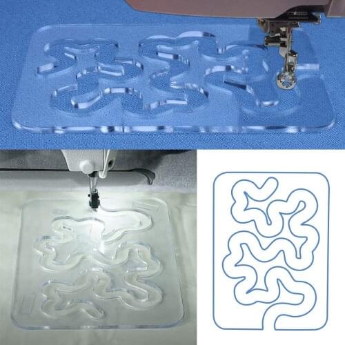 Patchwork Ruler Acrylic Transparent Patchwork Rulers Quilting Essential Template Sewing Machine Ruler Embroidery Accessories