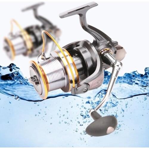 LJ9000 full metal wire cup long caster fishing reel fishing reel sea rod steamer fishing gear fishing gear