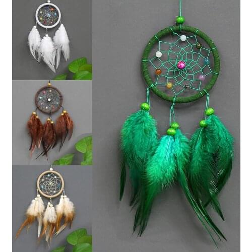 Handmade Dream Catcher Gifts Dreamcatcher Pendant Creative Hollow Wind Chimes Wall Hanging Car Ornament Craft Home Decoration
