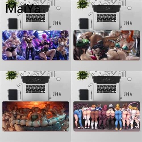 Maiya Anime Girls Bikini Twerk It Sexy Ass MousePads Computer Laptop Anime Mouse Mat Free Shipping Large Mouse Pad Keyboards Mat