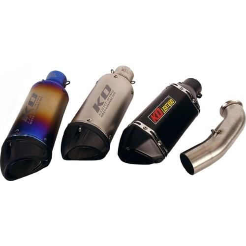 Motorcycle Exhaust Tip Tail Pipe Muffler Connect Section Middle Link Tube For KTM Duke 125 250 390 rc390 2017-2020