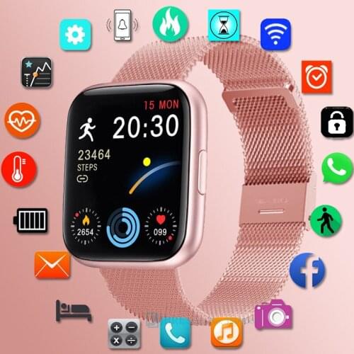 Fashion Sport Smart Watch Full Touch Smartwatch Women Men Fitness Tracker For Android iOS Electronics Smart Clock Smart-Watch