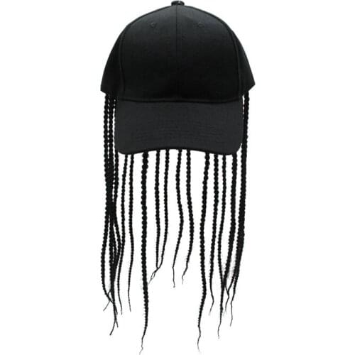 Wig Hair Dreadlocks Baseball Cap Braid Sun Visor Hats Novelty Party Birthday Hippie Hat Funny Costume Halloween Hip Hop Gorro