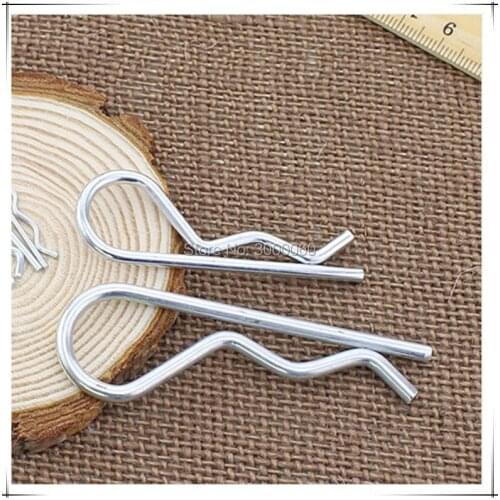3.5mm*75mm Zinc Plated Spring Steel Spring Cotter Lock R Pin 10pcs/lot