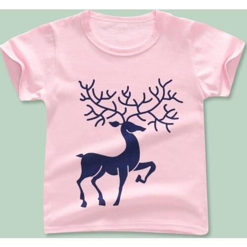 Retail Boys T Shirts Summer Kids Fashion Animal Print T-shirts Baby Boys Short Sleeve t Shirt Tops Tee Children Cotton Clothing