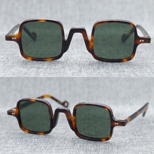 Unique personality Sunglasses Handmade Acetate polarized sunglasses Vintage Square sunglasses 2020 Fashion UV400 Sunglasses