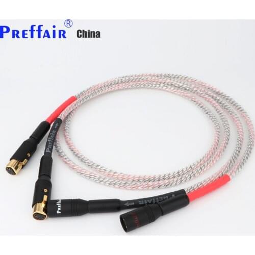 One Pair High Quality Valhalla Audio Signal Interconnect Cable With Male To Female XLR Connector