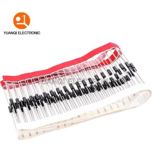 100pcs FR107 1A 1000V DO-41 Fast Recovery Rectifier Diode