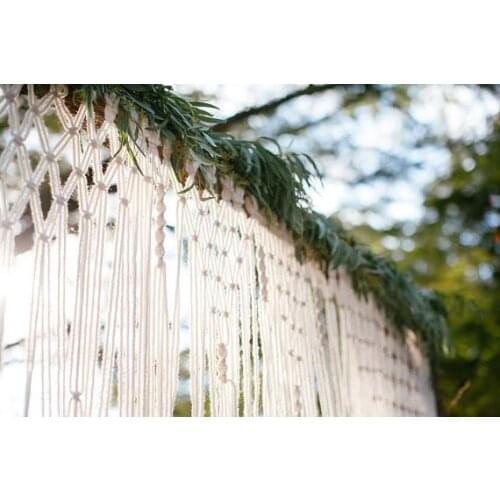 180cm x 210cm Boho Wedding Arch for Altar or Home Decor. Unique Macrame Wedding Ideas