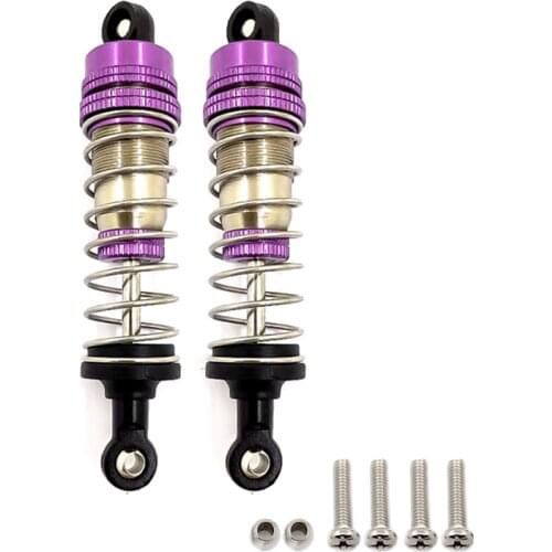 For WLtoys 144001 124019 124018 4 Pcs Metal Shock Absorber Damper RC Car Upgrade Parts Accessories