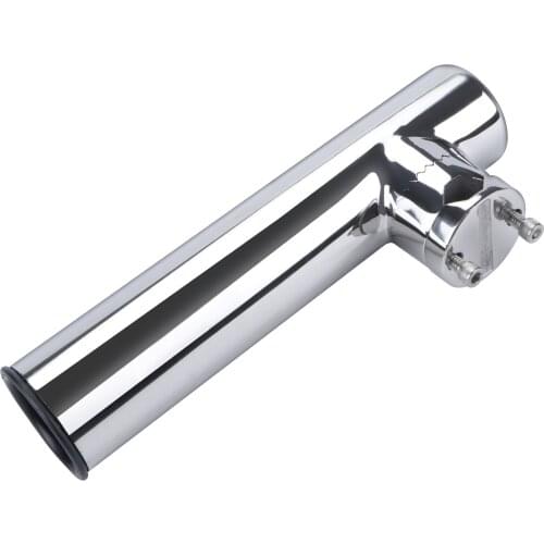 Stainless Steel 7/8"-1"tube Fishing Tackle Accessory Rotatable Rod Holder Bracket With Screws Boat Assault Yacht