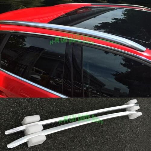 For Audi A3 2014 2015 2016 2017 2018 Aluminium alloy Silver Top Roof Rails Rack Side Bars Decoration Trim Cover High-quality