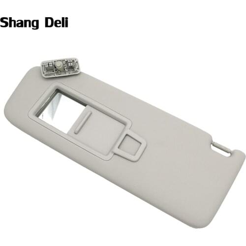 For Golf 7 Without Light Left Driver Side Sun Visor Front Sunvisor plate Sunshield With Makeup Mirror Kit