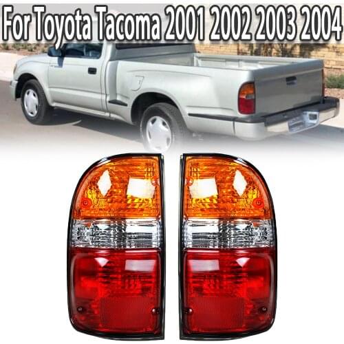 K-Car Tail Light Rear Brake Lamp W/Bulb For Toyota Tacoma 2001 2002 2003 2004 R 81550-04060 L 81560-04060