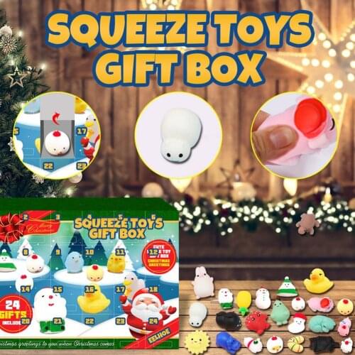 Christmas Advent Calendars Keychain Ornaments Decoration Christmas Gift 24 Days Countdown Advent Calendar Surprise Set For Kids