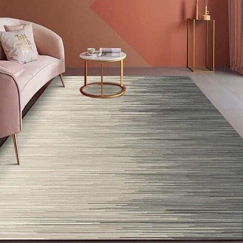 Nordic Style Carpet Abstract Design Carpet Non-Slip Bedroom Rug Blue White Quicksand Pattern Carpet For Living Room