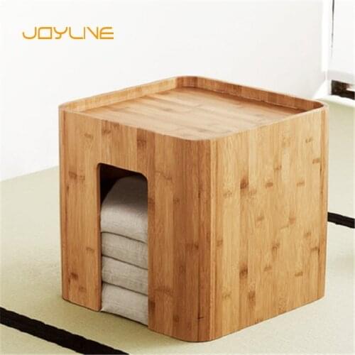 JOYLIVE Creative Modern Small Tea Table Bamboo Furniture Multi-Function Japanese Style Bay Window Tatami Table Side Table