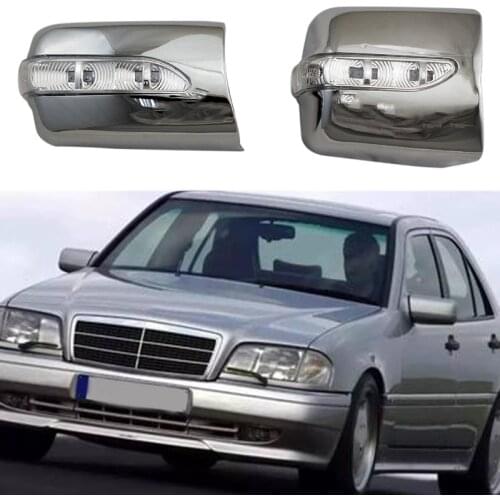 Side Mirror Cover With LED Side Blinker LHD for Mercedes Benz W124 E Class 1986-1994