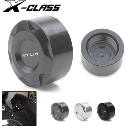 Motorcycle Water Pipe Cap Cover Guard Protector Black CNC Aluminum Accessories for Husqvarna Vitpilen 250 2018 2019 2020 2021