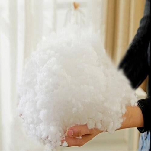 50g/Lot Doll Toys Stuffed Pearl PP Cotton Pillow Filling Polyester DIY Handmade Stuffing Material High Elastic