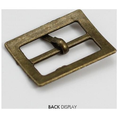 Metal Rectangle Antique Bronze Belt Buckle 37x27mm For Bags Clothes Belt Sewing Hooks Clips Sewing Supplies 100piece /K172
