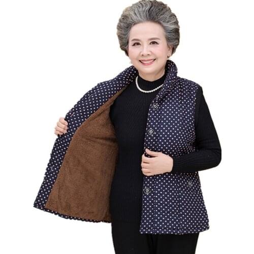 Autumn Winter Vest Parkas Women Cotton Jacket Plus Size Thicken Flocking Warm Waistcoat Sleeveless Coats Female