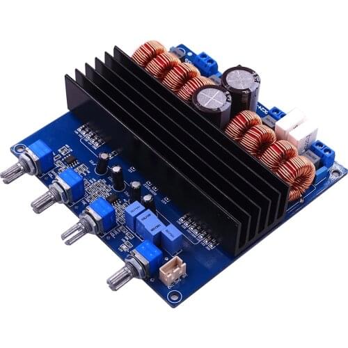 TDA7498 TL072 Class D 2.1 Digital Power Amplifier Board 200W+100W+100W DC24V to DC32V