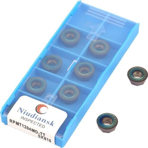 RPMT1003MO-TT SK816 Hardened Steel RPMT1204MO-TT SK816 Carbide Inserts CNC Lathe Tools R5 Milling Turning Tools R6 Cutting Tools