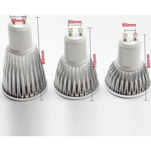 Super Bright GU10 LED Bulb 3W 5W 7W LED lamp light GU10 COB Dimmable GU 10 led Spotlight Warm/Cold White Free shipping