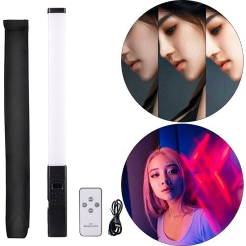 LED RGB Photography Light Wand Video Portable Light Bar 4000mA