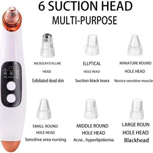 Removes Blackheads Beauty Instrument Facial Nostril Pore Aspirator Sucking Blackheads USB Charging Cleaner Beauty Skin Care