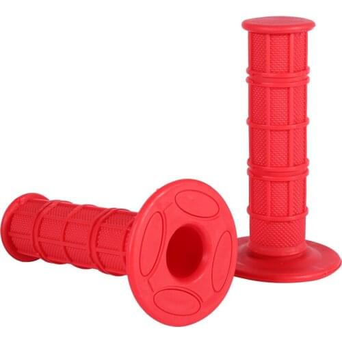 Universal 22mm 7/8inch Left Right Non-slip Silicone Soft Handle Bar Hand Grips for Pit Dirt Bike Motorcycle