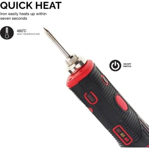 High Quality Electronic Soldering Iron Set USB Charging Welding Tool 8w Welding Iron Tips for DIY Welding for DIY Enthus