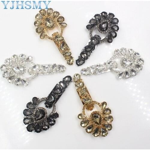 YJHSMY,1pcs/Lot 3color Rhinestone inlaid metal buttons Duckbill buckle Mink buttons Clothing Jewelry Accessories diy 1710198