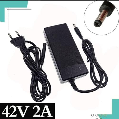 36V 2A Electric Bicycle Battery Charger Output 42 V 2 A Charger Input 100 -240 VAC Lithium Li-ion Li-poly Charger for 10series