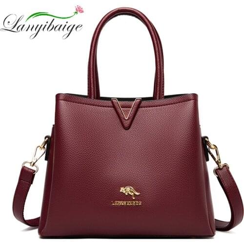 Large Capacity Letters Ladies One-Shoulder Diagonal Bag Leather Andbags For Women Vintage Shoulder Bag New Collection 2021