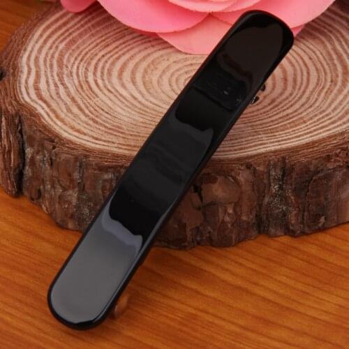 Lady Acrylic Vintage Snap Hairpin Barrette Hair Clip Jewelry Plain Hair Style Pin