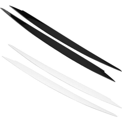 1 Pair Car Headlight Eyebrow Eyelids Trim Cover Sticker Decor for Golf 7 наклейки на авто автомобильные товары Accessories