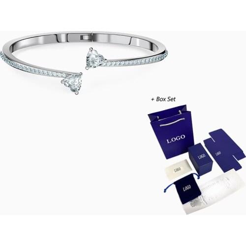 2020 Fashion Jewelry Accessories SWA New ATTRAACT SOUL HEART Bracelet Heart-Shaped Decoration Ladies Elegant Luxury Romantic Bir