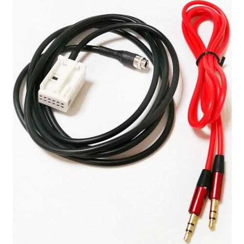 Biurlink Female 3.5MM Aux-in Audio Cable Mp3 Adapter For Peugeot 307 308 C2 C4