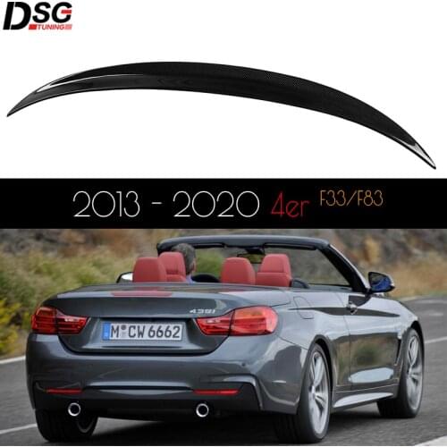 A Base Carbon Fiber Spoiler w/ Unbeatable Fitment for The Unparalleled BMW 4 Series Convertible F33 & M4 F83 @ Unbelievable Cost