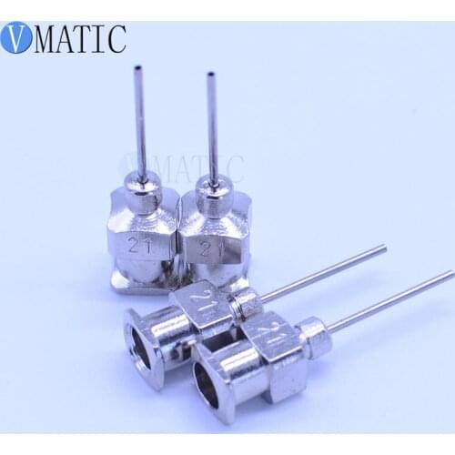 Free Shipping 12Pcs 0.5'' Tip Length 21G Stainless Steel Glue Needle Tip 1/2 Inch