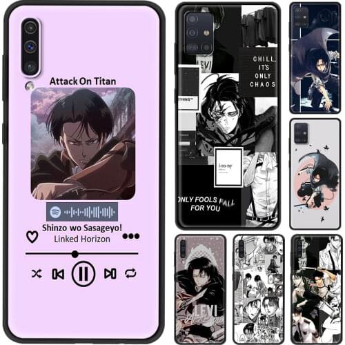 Case For Samsung A91 A72 A71 A52 A51 A42 A41 A32 A31 A21 EU A21s A12 A11 A02s A02 A01 Cover Fundas Shell Anime Attack On Titan