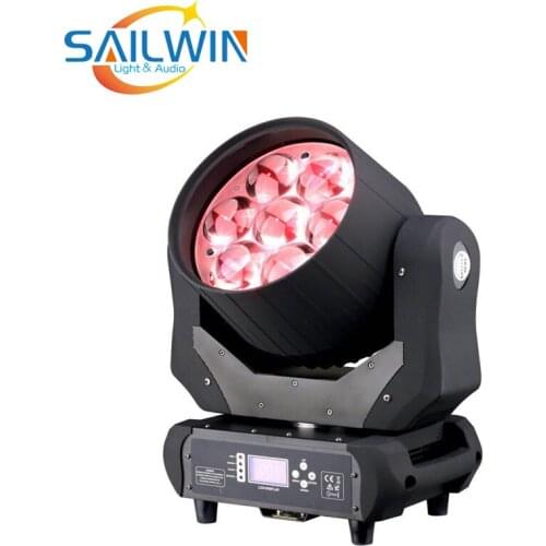 Hot sale stage disco DJ beam zoom wash 7x40w RGBW 4in1 DMX512 led moving head light