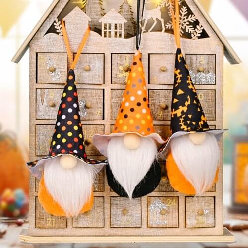 Halloween Rudolph Faceless Doll Scary Vampire Dwarf Doll Home Party Decorations Halloween Gifts 2021 Happy Halloween Table Decor