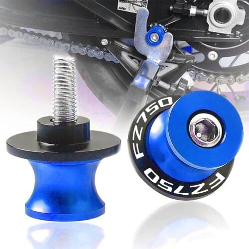 6MM YZ Motorcycle Swingarm Spools Stand Screws Slider FOR YAMAHA FZ750 FZ 750 1985-1988 1986 CNC Aluminum Screw Accessories M6